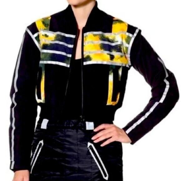 Opening Ceremony Jackets & Blazers - Opening Ceremony x Adidas jacket womens‎ Large windbreaker black trefoil padded